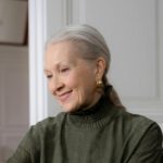 Senior Woman Enjoying Playing Cards at Home